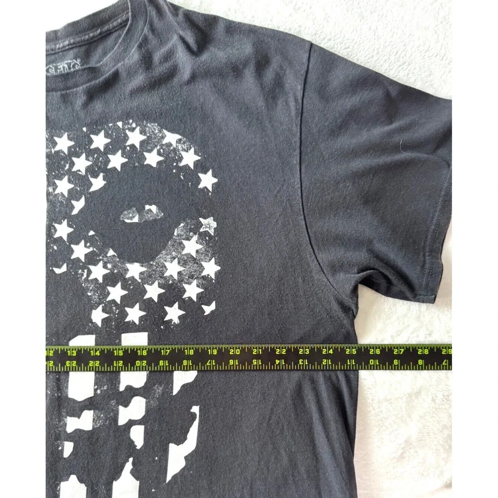 MISFITS Punk Rock T shirt‎ Black Stars and Stripes Skull XXL Licensed  2014. - Picture 7 of 11